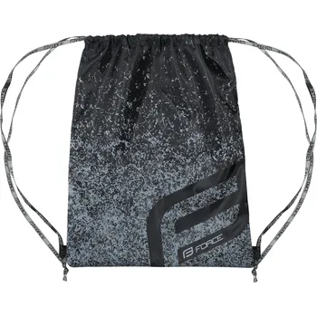 turistický batoh pytlík / batoh FORCE na záda černý