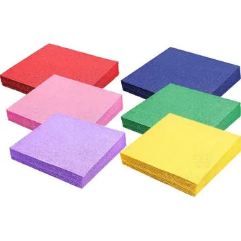 ubrousky 3vrst. 33x33cm/20ks - žluté