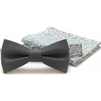 Motýlek Pánský motýlek Eman s kapesníčkem do saka , modrá tmavá