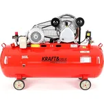 Olejový kompresor, 300l, dvoupístový, 5,5kW, Kraft&Dele KD1410