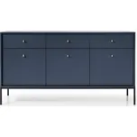 Piaski Komoda MKSZ154 Mono - černá podstava provedení - vyber: granát