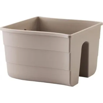 Truhlík Truhlík FALA na zábradlí krémový 30 cm