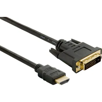 Video kabel 4World Kabel DVI-D-HDMI 24+1M-19M 1.8m Black