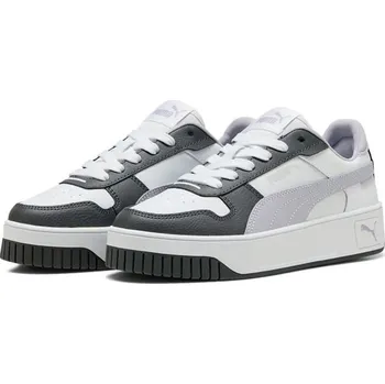 Dívčí tenisky Boty Puma Weiß/ Grau/ Schwarz 627314 37