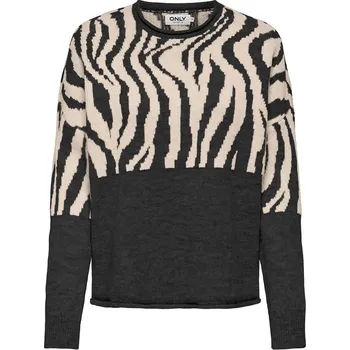 Dámský svetr ONLY Schwarz/ Beige 5466160 S