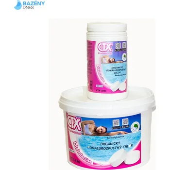Astralpool CTX - 370 pomalurozpustný chlór organický 200 g tablety 1 kg