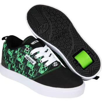 Kolečkové brusle Heelys - Minecraft Pro 20 Prints - Black/Green - koloboty Velikost boty: 47,5