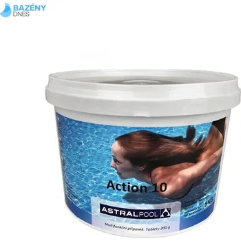 ACTION - 10 10v1 (chlór, flokulant, algicid atd.) 200g tablety 5 kg
