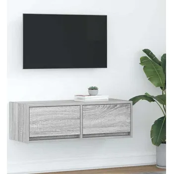 Televizní stolek vidaXL TV skříňka 80x31x25,5 cm kompozitní dřevo [861518] Barva: šedá sonoma