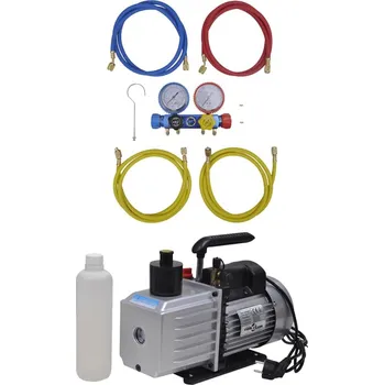 Čerpadlo vidaXL Vakuové čerpadlo se 4cestným měřidlem pro klimatizaci [3100288]