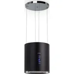 Klarstein Barett, digestoř, 35 cm, ostrůvková, 560 m³/h, LED, filtr s aktivním uhlím, černá 230630324