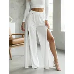 Dámské kalhoty VSB PALAZZO bílé, VELIKOST XXS/XS