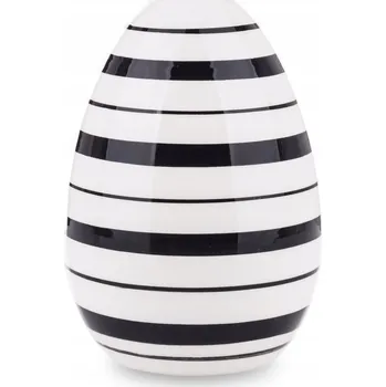 Velikonoční dekorace Bílé černé kraslice vajíčko dekorace na Velikonoce