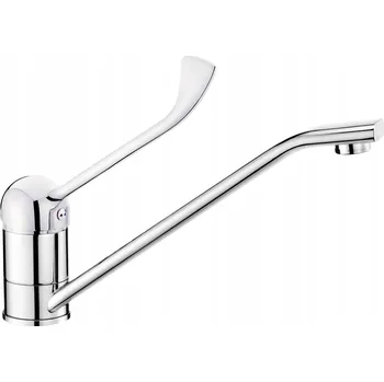 Vodovodní baterie Kuchyňská baterie stojánková Deante Corio stříbrná