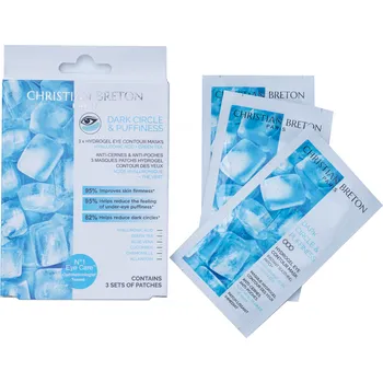 Pleťová maska Christian Breton Dark circle and puffiness eye patches - Hydrogelové oční masky proti otokům a tmavým kruhům 3 ks