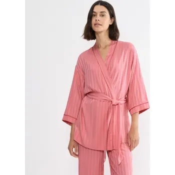 Dámský župan Dámský župan Triumph Amourette Jacquard Robe Top 00BE 00 BE Cherry 40