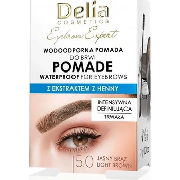 Tužka na obočí DELIA Eyebrow Expert voděodolná pomáda na obočí 5.0 Světle Hnědá