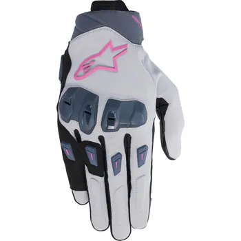 Moto rukavice Dámské rukavice na motorku Alpinestars STELLA SP X 3 šedo-tmavě šedo-černo-růžové S