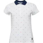 Dámské triko s límečkem Willard WABISA M Bílá, Tmavě modrá, Červená