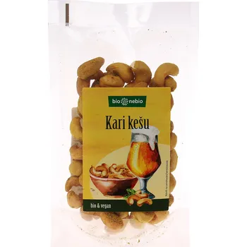 Ořechy kešu kari pražené 100 g BIO BIO NEBIO