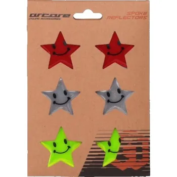 Reflexní hvězdičky do výpletu kola Arcore AR STARS 6 UNI Mix