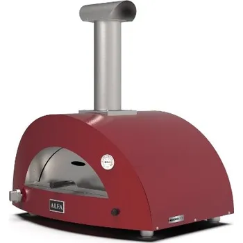Zahradní gril Alfa Forni 2 PIZZA Hybrid NG antik červená