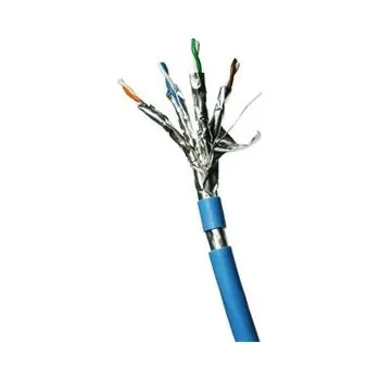 Patch panel DATACOM F/FTP drát CAT6A LSOH,Eca 300m, plášť modrý