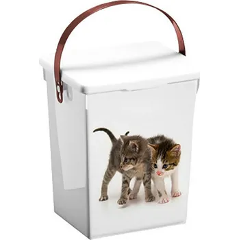Úložný box Úložný box Cat, 18x23,5x16,5 cm, bílá