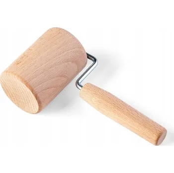 Váleček na těsto Váleček na těsto, plech, formičky na pizzu, DŘEVĚNÝ