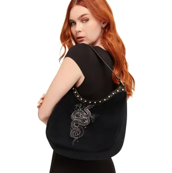 Kabelka kabelka KILLSTAR - Serpent & Thorn - Black