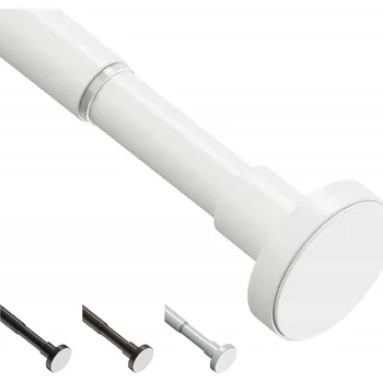 Tyč na sprchový závěs Rozpěrná sprchová tyč WELDUN 46-226 x 25 mm bílá