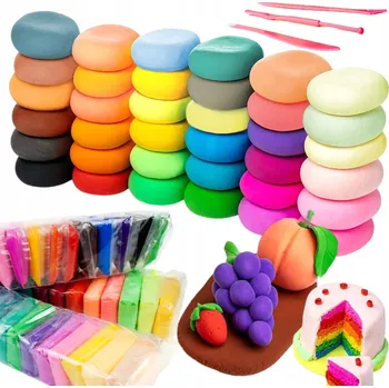 Modelovací hmota MAGICKÁ modelovací hmota PĚNOVÁ PLASTELÍNA 32 barev