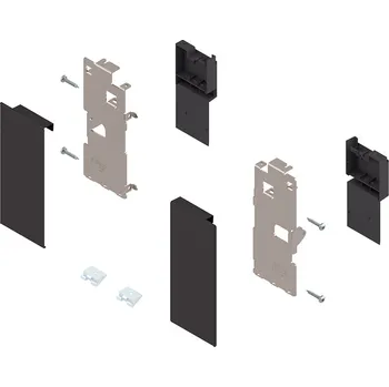 Nábytkové kování Legrabox ZI7.0KS0 čelní příchyt vnitřní zásuvka K karbon černý