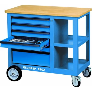 Dílenský stůl GEDORE BLUE 1502 Pojízdný pracovní stůl 1502 6620540
