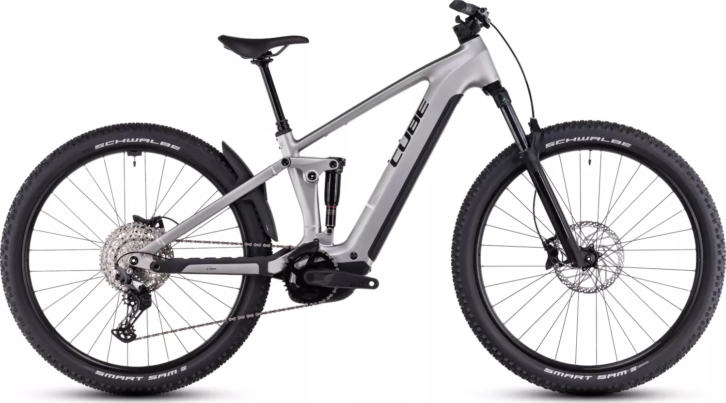 CUBE STEREO HYBRID ONE22 RACE SILVER´N´BLACK 2025 - navštivte naši PRODEJNU v PRAZE!