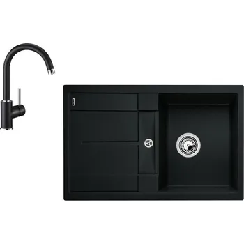 Granitový dřez Blanco Metra 45 S + Mida - Černá