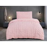 Jahu Krepové povlečení 140x200 + 70x90 cm - Naomi růžová