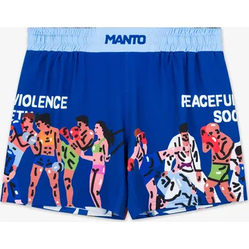 Pánské oblečení Venum Pánské fight šortky Manto GYM 3.0 - modré - MNTGYM_BLUE Velikosti: L