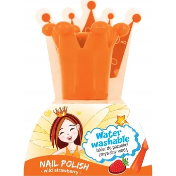 Lak na nehty Chlapu Chlap lak na nehty omyvatelný vodou oranžový 5 ml