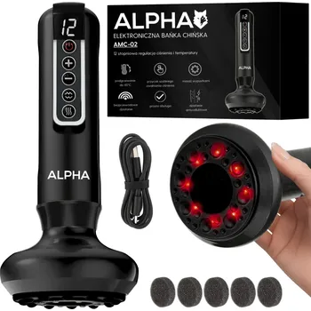 Masážní přístroj Elektrická Čínská Baňka BEZDRÁTOVÁ Masážní Přístroj Anticelulitidní s Nahříváním