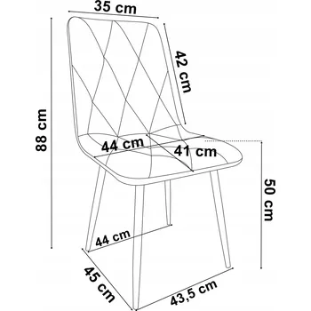 Jídelní židle Židle eHokery, černý velur, 1 ks