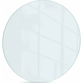 Jídelní stůl Stůl kulatý Wondeca 80 x 80 x 0,4 cm průhledný