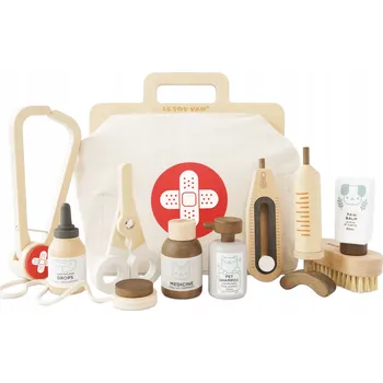 Dřevěná hračka Dřevěná sada veterináře, hračka pro děti, hra na role Le Toy Van