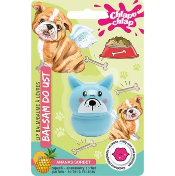 Přípravek na rty CHLAPU CHLAP Lesk na rty Pejsek - ananasový sorbet