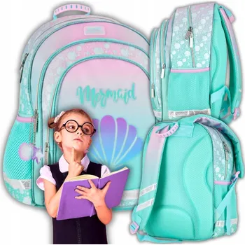 Školní batoh Školní batoh vícekomorový Starpak růžový, zelený