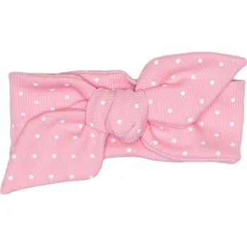 Čelenka ŽEBRO - Puntík světle růžová Velikost: 0 - 3 měsíců