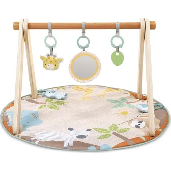 Hračka pro kojence INGENUITY Deka na hraní Wonder & Wood™ s dřevěnou hrazdou 0m+