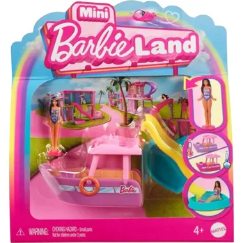 Panenka Mattel Barbie Mini Barbieland dopravní prostředky - Loď snů