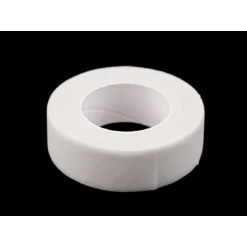 Floristická páska šíře 25 mm - bílá (6 ks)