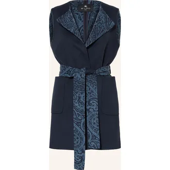 Dámská vesta Etro Dámská Blejzrová Vesta, tmavě modrá, 40